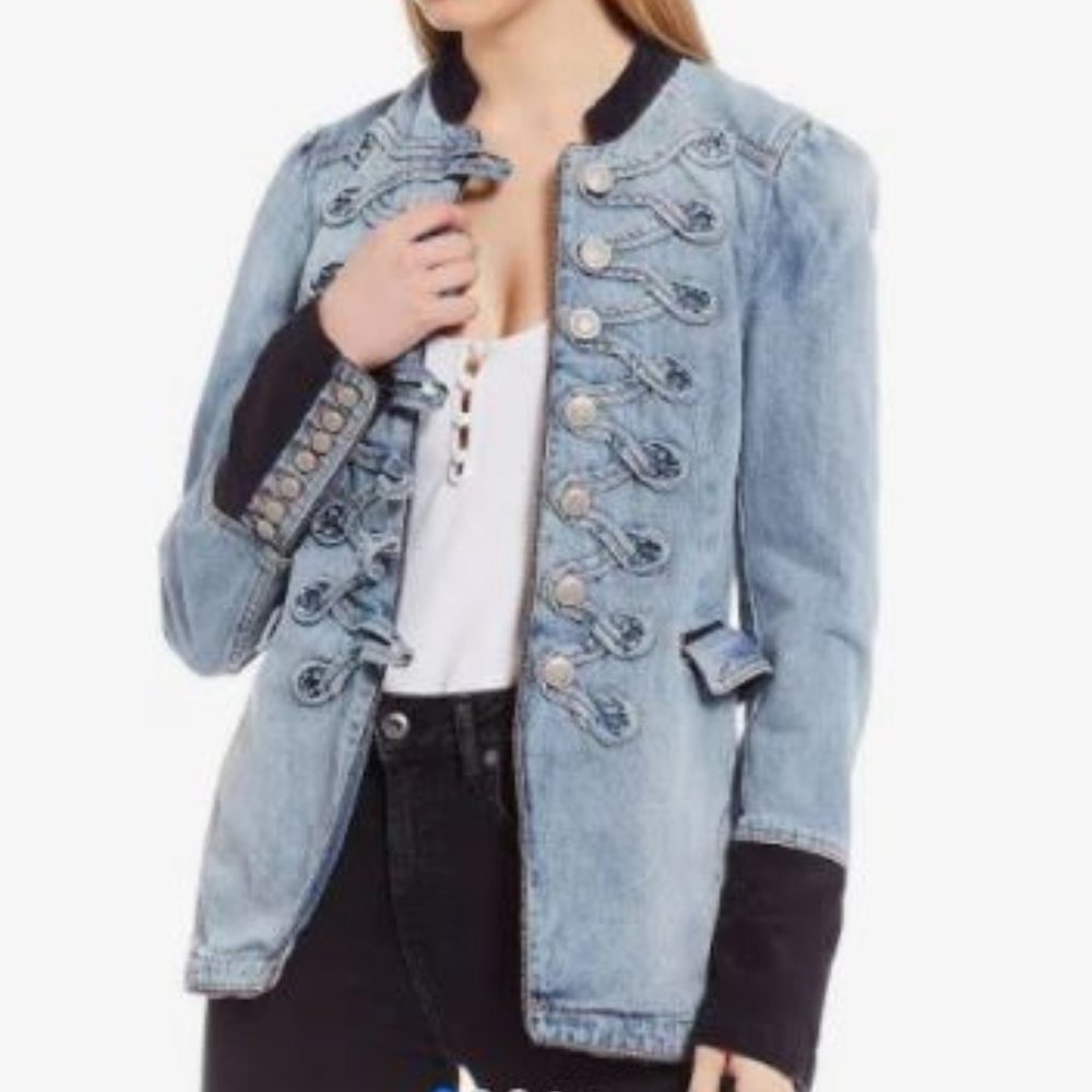 Free People Seamed and Structured Jacket